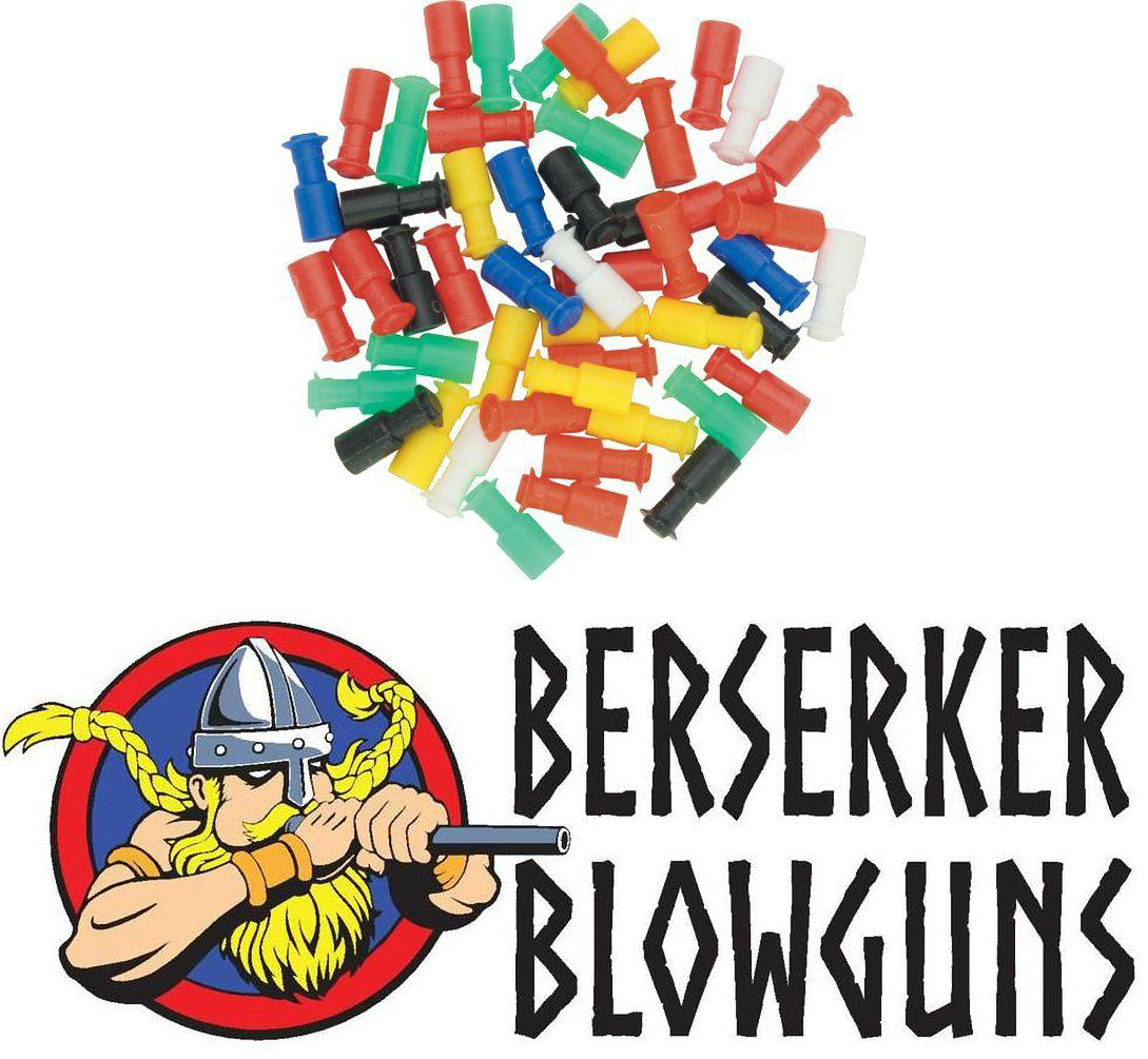 .40 cal Blowgun Stun Darts in Assorted Colors