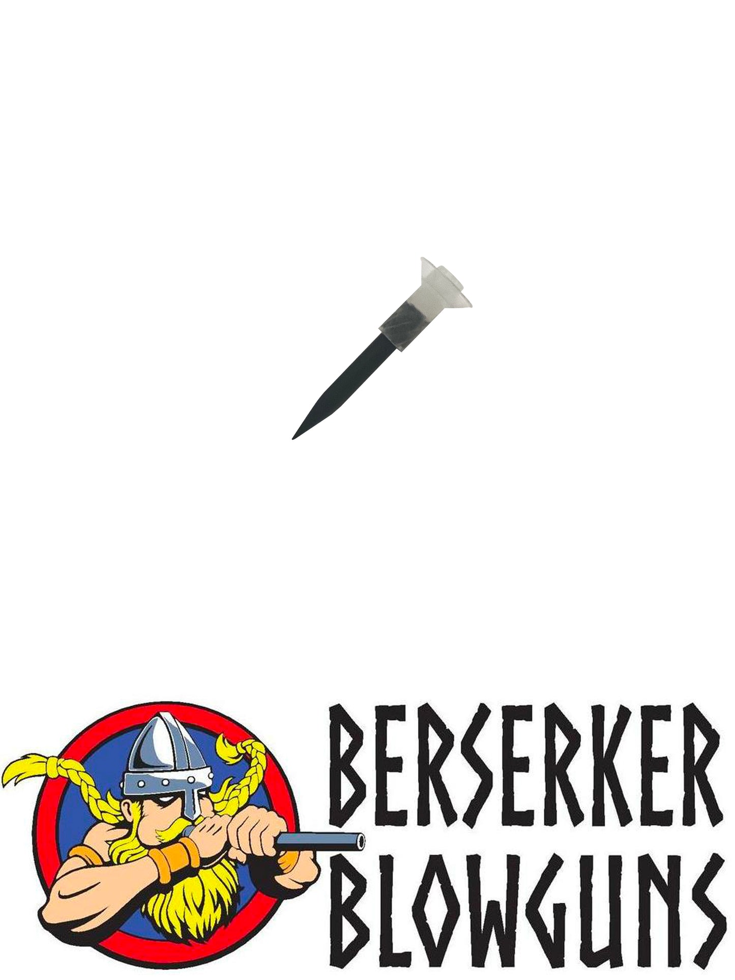 25 - .40 Cal Glow In the Dark 1" Metal Spike (Heavy Metal) Blowgun Darts