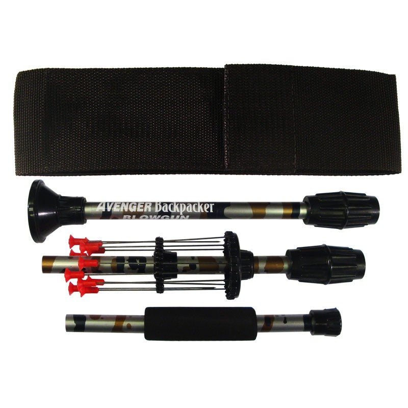 Backpacker .40 cal 3pc Blowguns with Carry Case in 24" & 36" and Assorted Colors - Berserker Blowguns