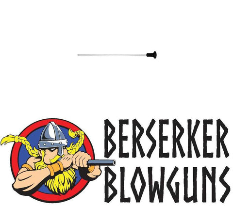 Berserker - .40 cal 3" SPEEDER Target Darts  with BLACK Cones