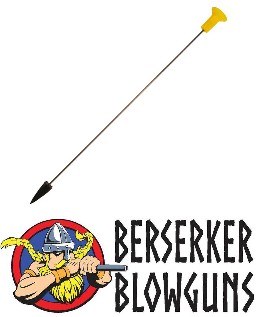 Berserker - .40 cal Broadhead 5" Pro-Length Blowgun Hunting Darts with ASSORTED Cones