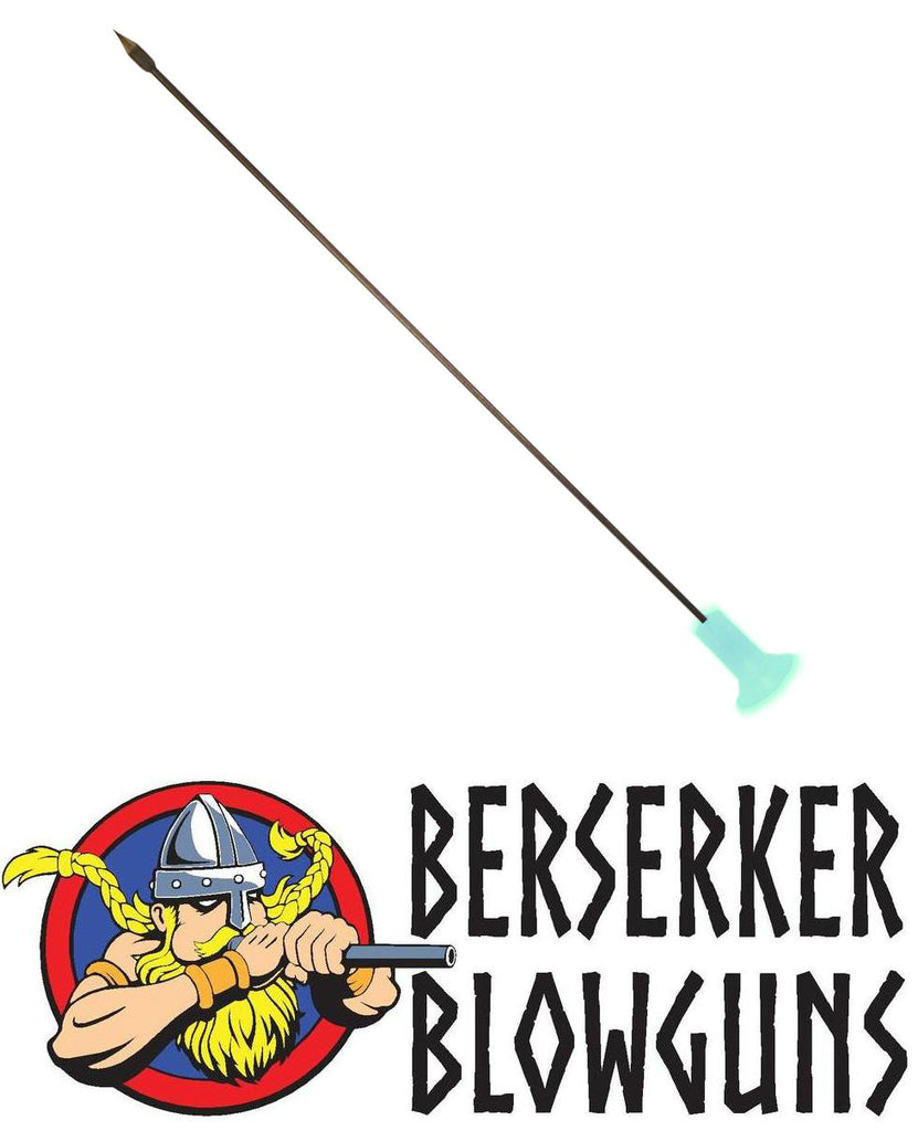 Berserker - .40 cal 5" Glow in the Dark Pro Length Hunting Spearhead Blowgun Darts