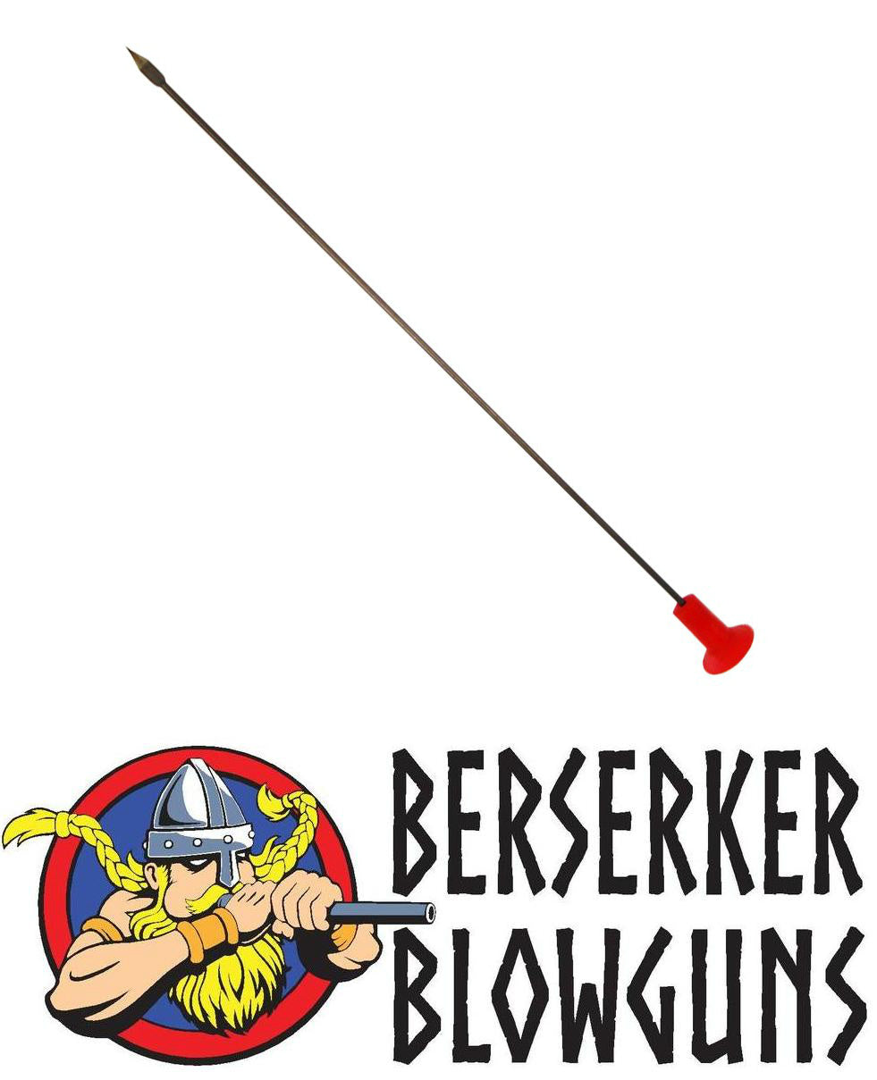 Berserker - .40 cal 5" Pro Length Hunting Spearhead Blowgun Darts ASSORTED Color Cones
