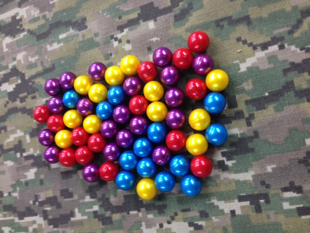 .50 Caliber Assorted Color Paintballs - 500 Count - Berserker Blowguns